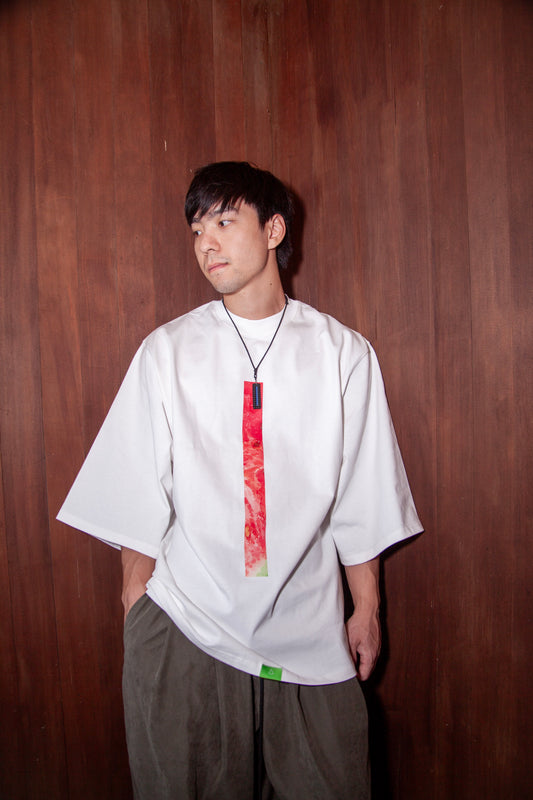 Watermelon Impression with yukata sleeve